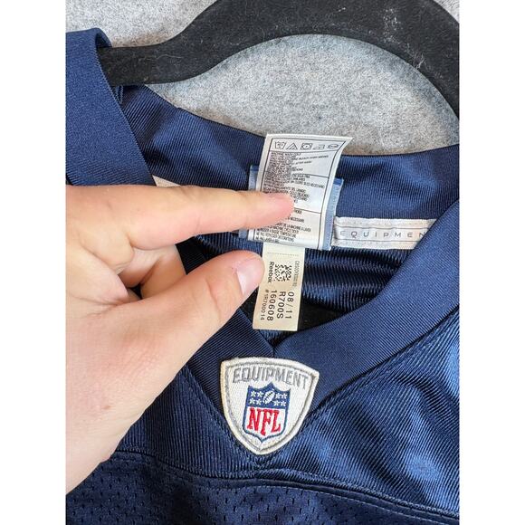 Reebok NFL Aaron Rodgers #12 Packers Throwback Jersey Shirt Mens Size 46 Blue - Picture 8 of 9